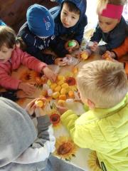 Otrokom iz vrtca pripravili iskanje jajčk 2